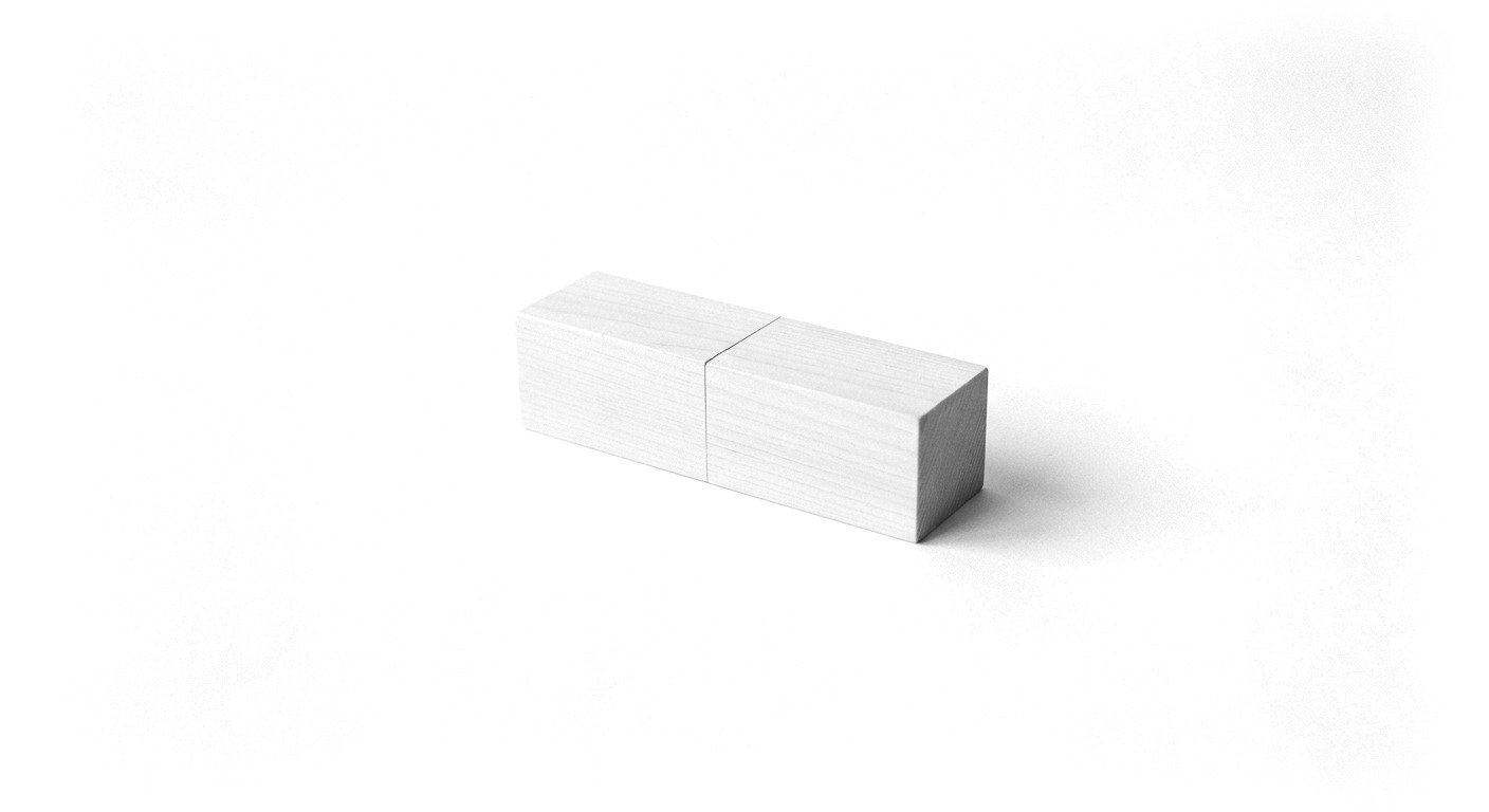A traditional Japanese timber joint, two pieces of cypress meeting precisely